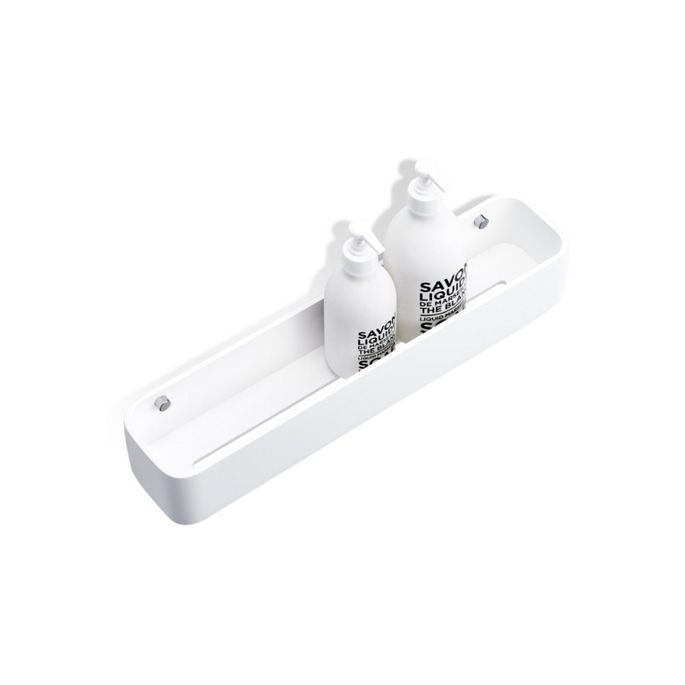 Decor Walther 0973955 Stone DCT 45 douchekorf 450mm wit/ RVS geborsteld
