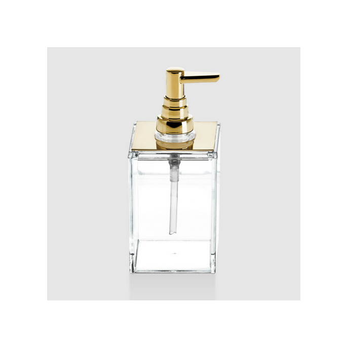 Decor Walther Acrylic 0980220 SKY SSP zeepdispenser staand acryl/ goud