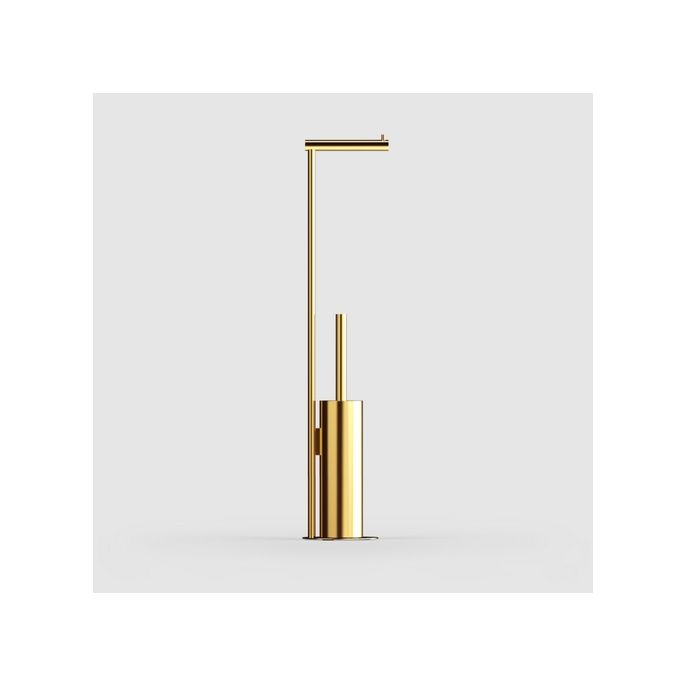 Decor Walther Bar 0861520 BAR SBK toiletborstelgarnituur met toiletrolhouder standaard goud