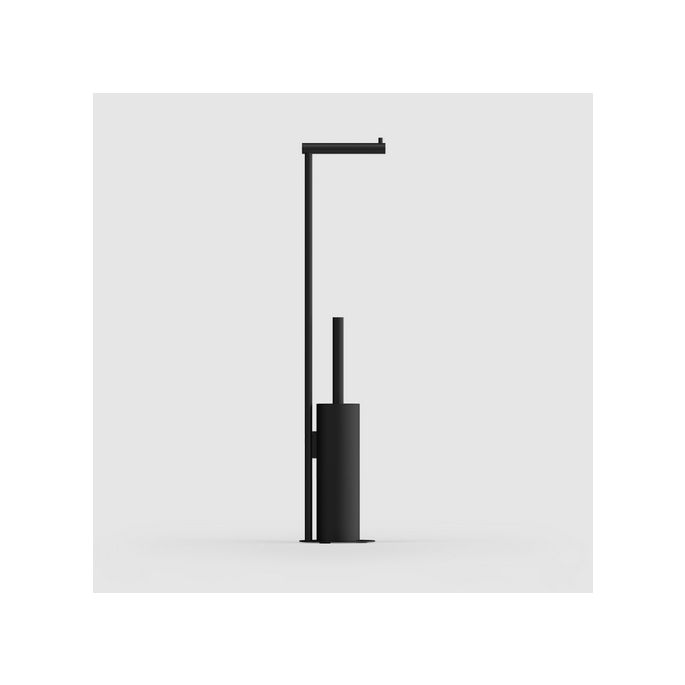 Decor Walther Bar 0861560 BAR SBK toiletborstelgarnituur met toiletrolhouder standaard mat zwart