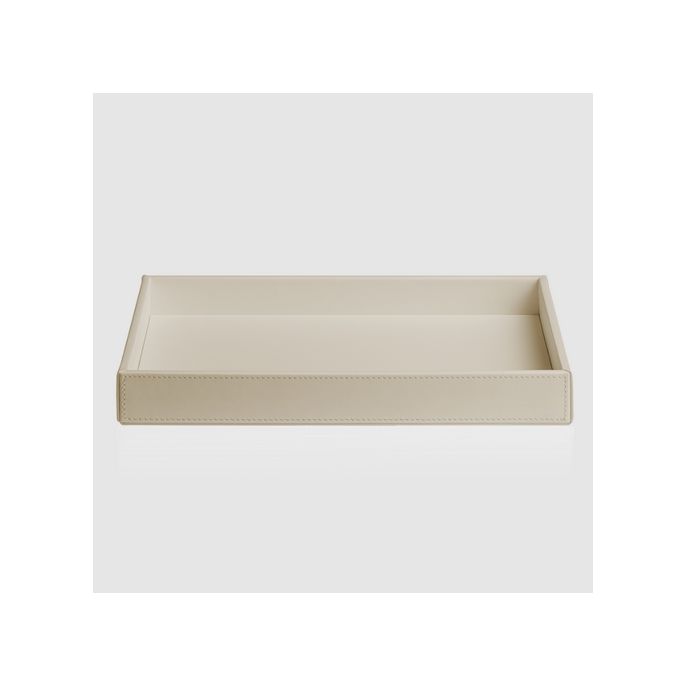 Decor Walther Brownie 0930147 BROWNIE TAB L schaal/ tray kunstleder zand