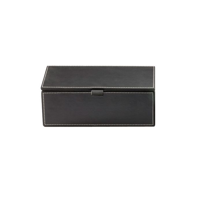 Decor Walther Brownie 0930260 BROWNIE BMD2 multi box met deksel kunstleder zwart