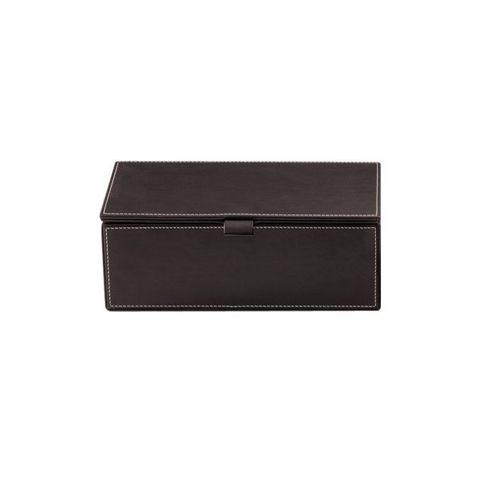 Decor Walther Brownie 0930290 BROWNIE BMD2 multi box met deksel kunstleder donker bruin
