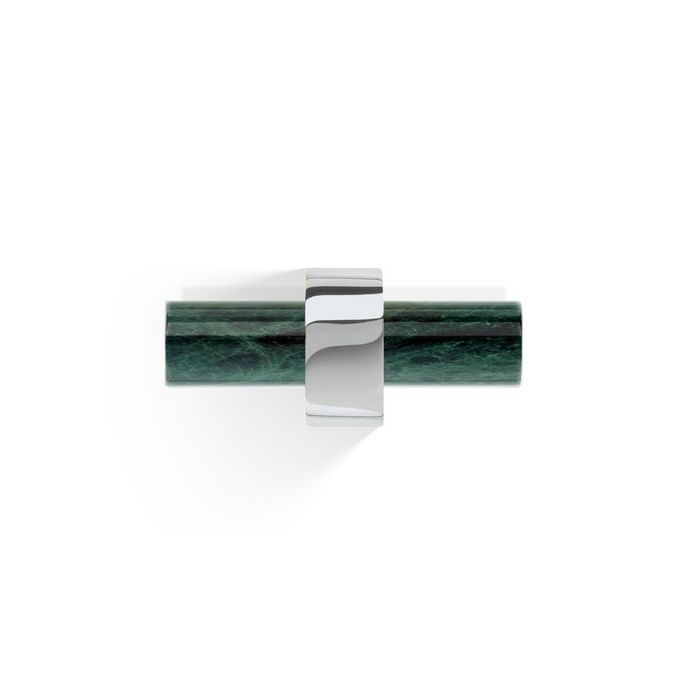 Decor Walther Century 0586300 CENTURY HAK2 dubbele haak groen marmer/ chroom