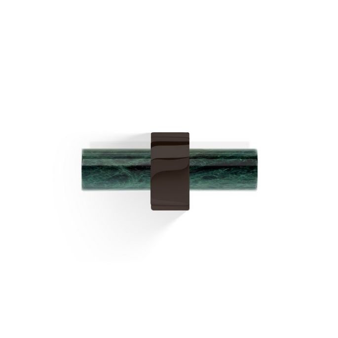 Decor Walther Century 0586317 CENTURY HAK2 dubbele haak groen marmer/ donker brons