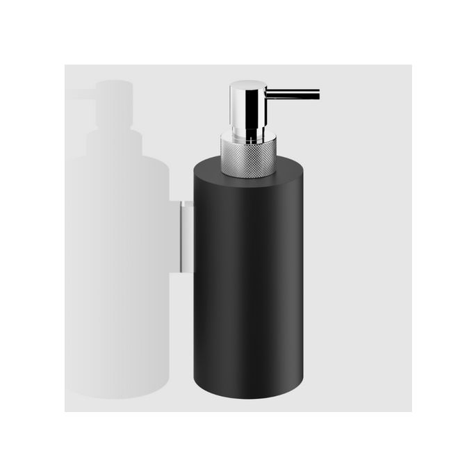 Decor Walther Club 0856060 CLUB WSP 3 zeepdispenser mat zwart en chroom