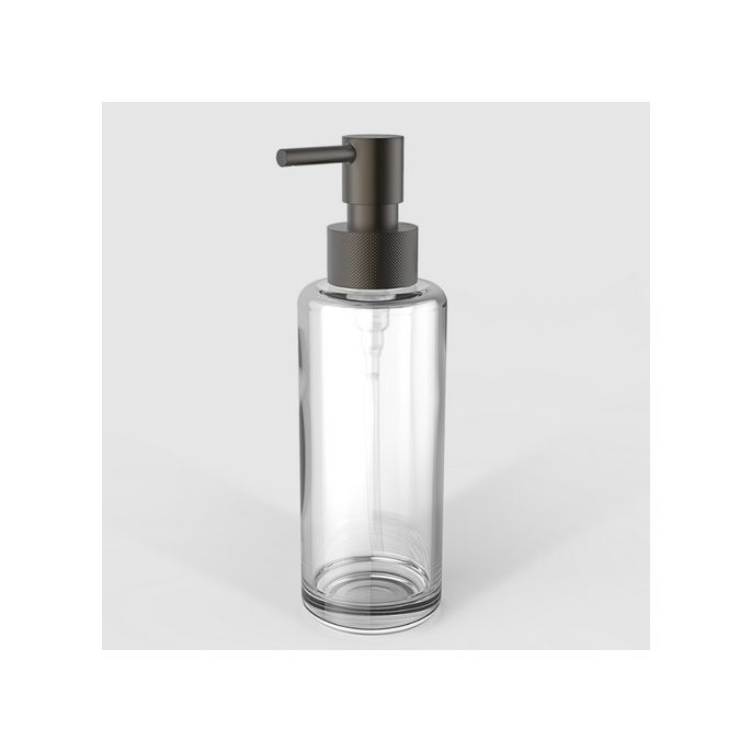 Decor Walther Porter 0863017 TT PORTER zeepdispenser helder glas donker brons