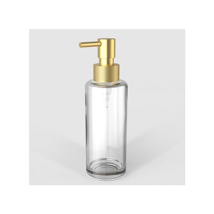 Decor Walther Porter 0863082 TT PORTER zeepdispenser helder glas mat goud