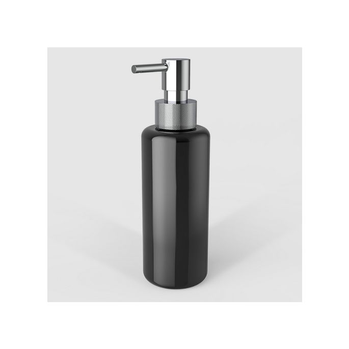 Decor Walther Porter 0863100 TT PORTER zeepdispenser zwart glas chroom