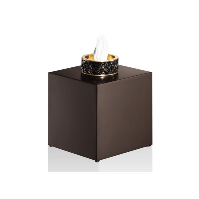 Decor Walther Rocks 0934441 ROCKS KB tissuehouder donker brons en mat goud
