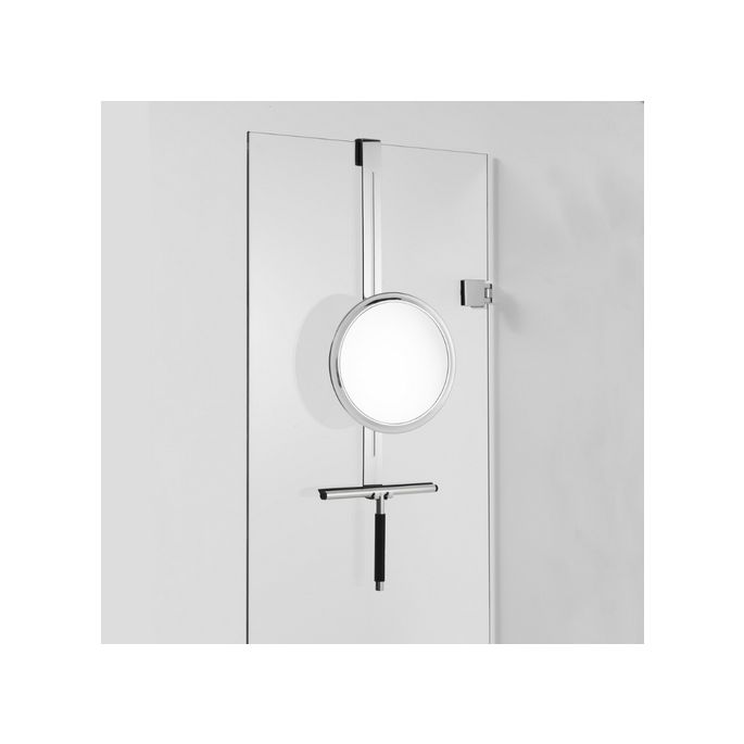 Decor Walther Shower 0123300 HANG UP 5X vergrootspiegel voor douchewand 5x chroom