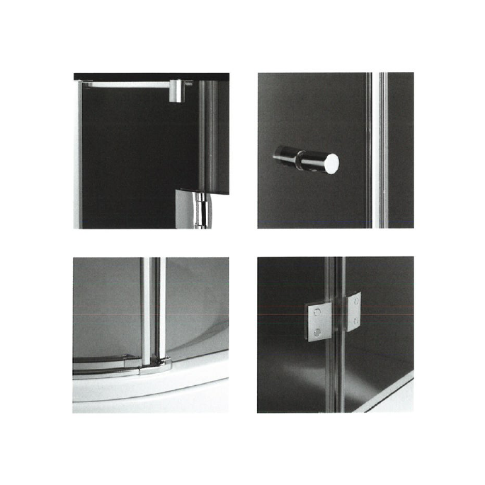 Rowe Alessia AL90TRC insert strip 719mm for curved revolving door
