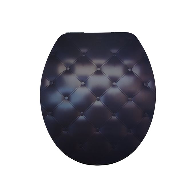 Diaqua Lyon 31171503 toilet seat with lid design Black sofa