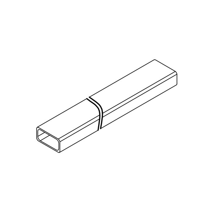 HSK E100338-1-41 stabilisatiesteun (hol profiel) 100cm chroom