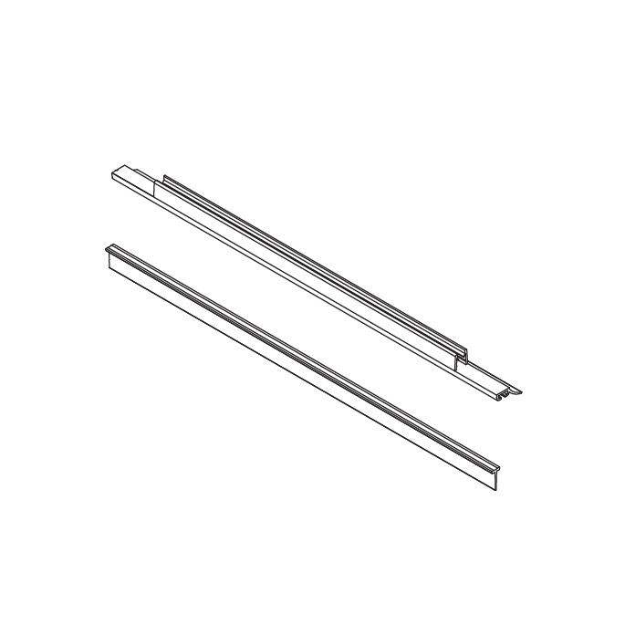 HSK Noblesse E76058 afdichtingsprofiel 100cm tbv draaideur *niet meer leverbaar*