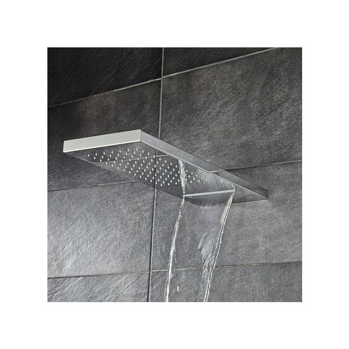 HSK Shower & Co! 1900007 regendouche Lavida Plus met waterval vrijhangend RVS gepolijst