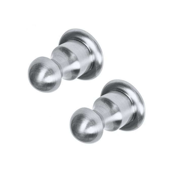 Haceka Allure 1208433 haak RVS geborsteld (set van 2 stuks)