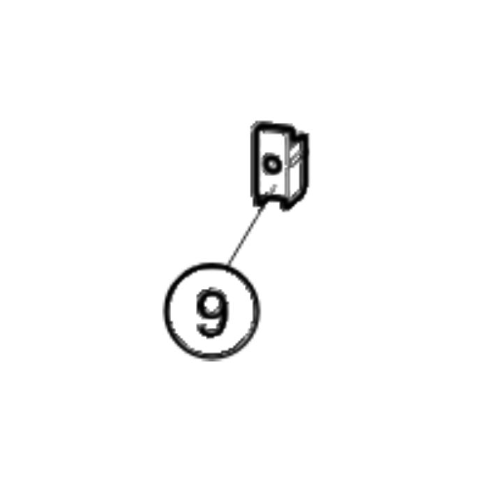 Huppe 501 Design, 061985 geleider/stopper