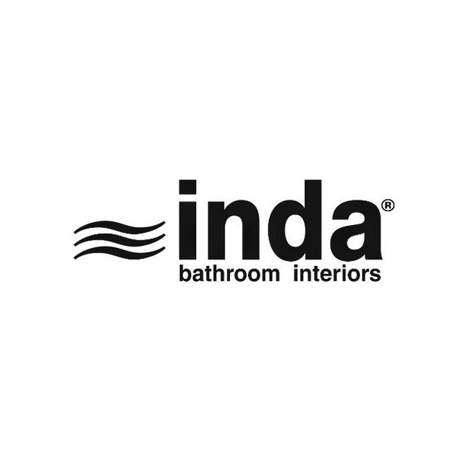 Inda Praia 1000 RBGOA137049 afwaterprofiel voor draaideur met vast element voor nis