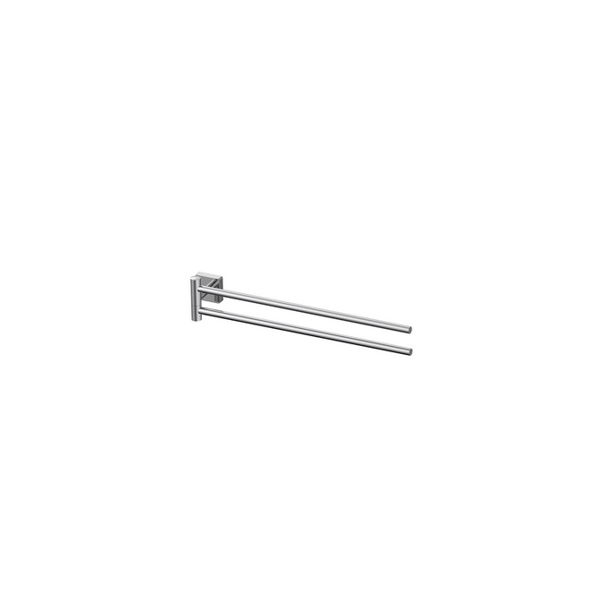 Inda Forum Quadra 3000 A30150CR dubbele handdoekhouder 45 cm chroom