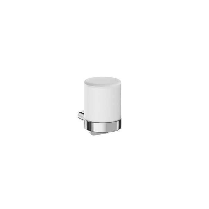 Inda Mito 2000 A20670CR21 zeepdispenser gesatineerd glas chroom