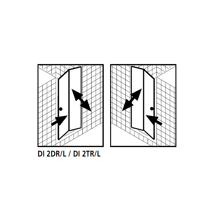 Kermi 2534118 set spatwaterdichtingen 2 x 98,5cm - 6mm