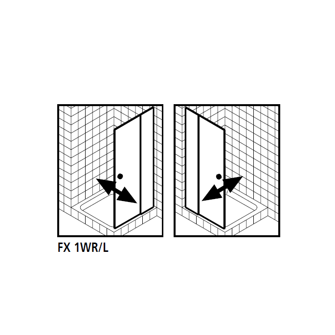 Kermi 2534054 spatwaterdichting 1 x 98,5cm - 6mm