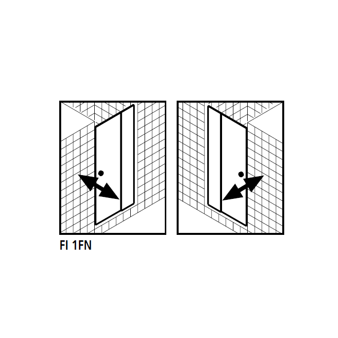 Kermi 2534054 spatwaterdichting 1 x 98,5cm - 6mm