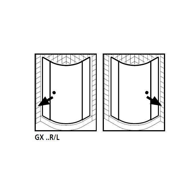 Kermi 2534063 gebogen spatwaterdichting 6mm