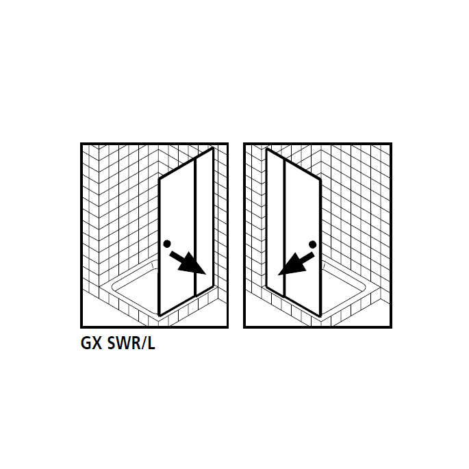 Kermi 2534060 spatwaterdichting 1 x 98,5cm - 6mm