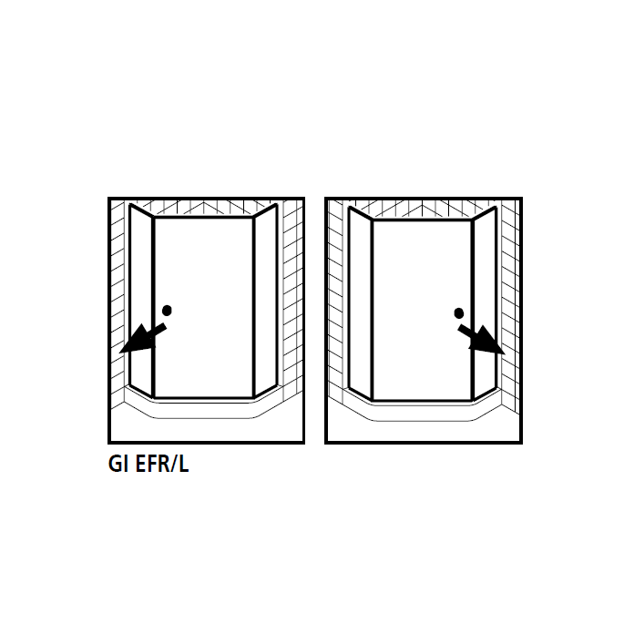 Kermi 2534060 spatwaterdichting 1 x 98,5cm - 6mm