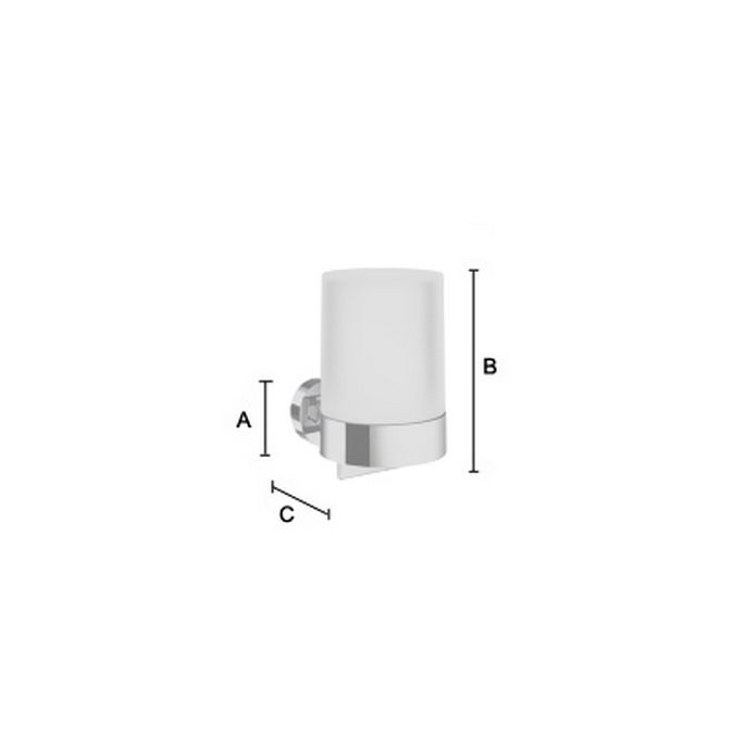 Smedbo Home HB361 zeepdispenser zwart