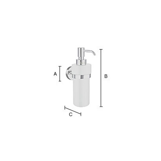 Smedbo Home HB369P zeepdispenser zwart