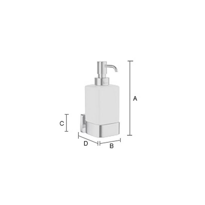 Smedbo Ice OK469P zeepdispenser chroom