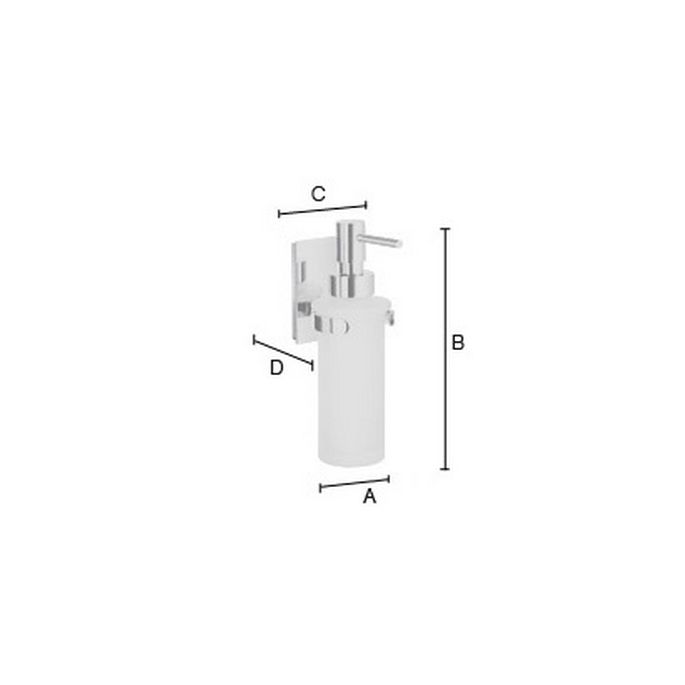 Smedbo Pool ZK370 zeepdispenser chroom