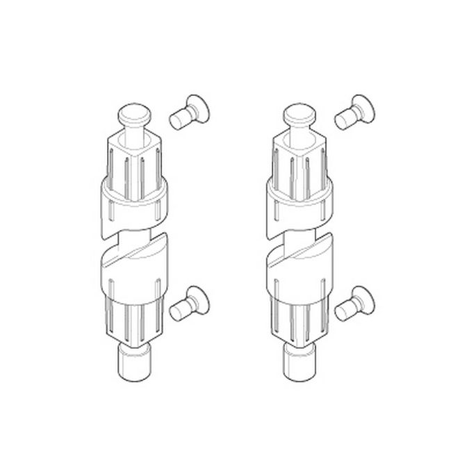 Novellini R01YO2GS1 scharnierdelenset