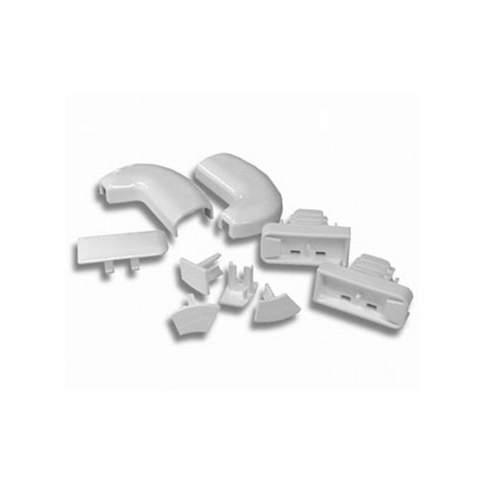 Novellini R03YOAPRF-30 set sluitstukjes en afdekplaatjes wit 030