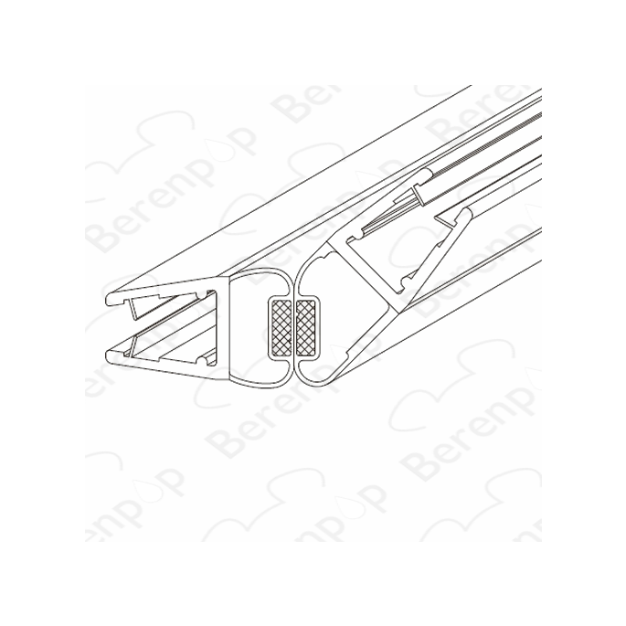 PDPlan Elite ELY magneetstrip 135 graden, set van 2 stuks, 200cm, 6mm