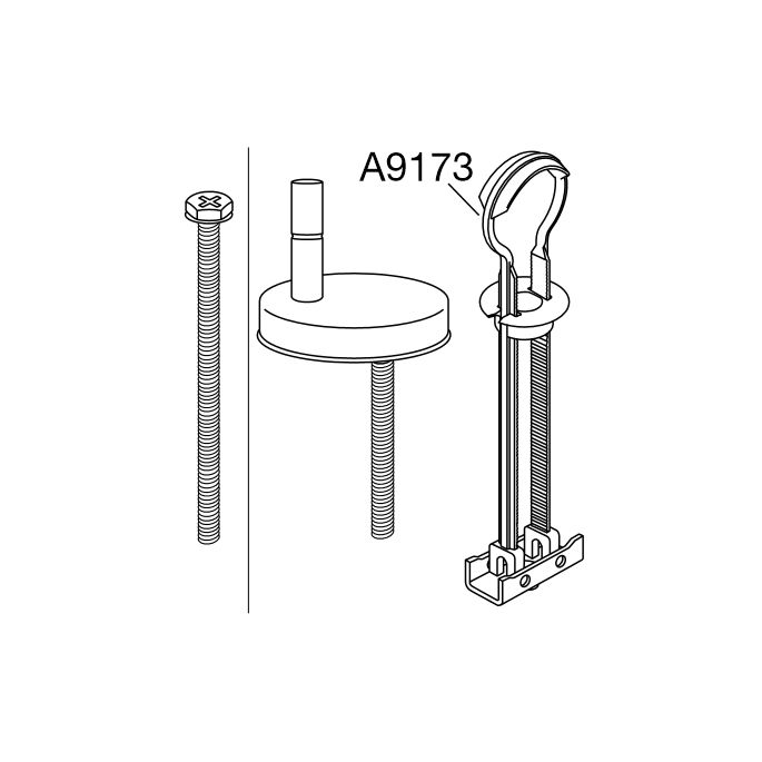 Pressalit DF4999 Sway D2 set verstelbare scharnieren softclose lift-off chroom