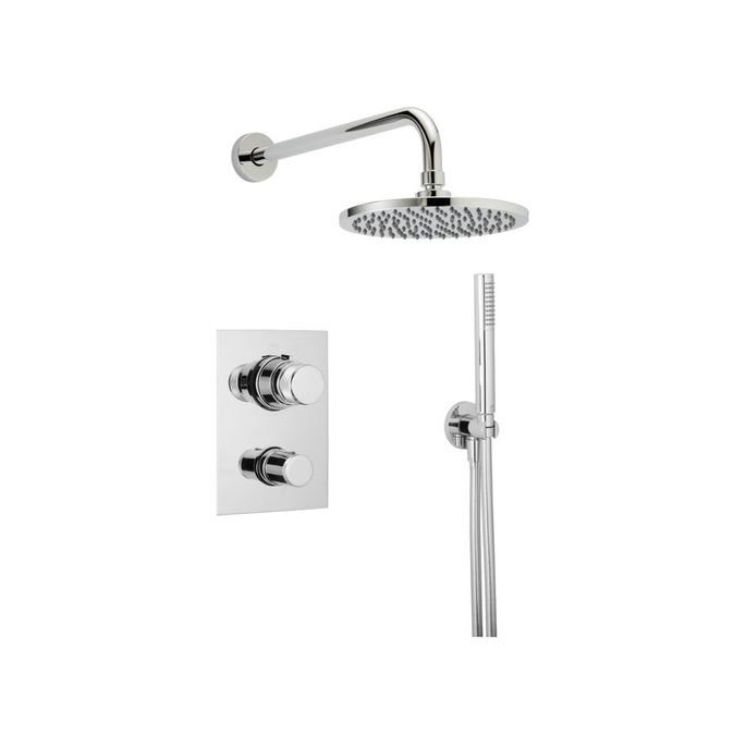 Pure Duero DU5417-CH douche inbouwset met thermostaat chroom