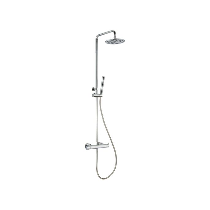 Pure Duero DU5475-CH shower surface-mounted set with thermostat chrome