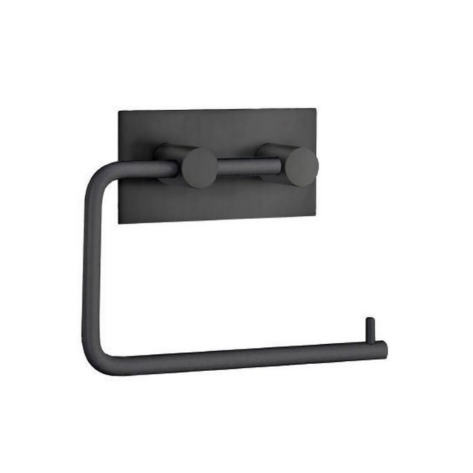 Smedbo Beslagsboden BB1098 toiletrolhouder mat zwart edelstaal