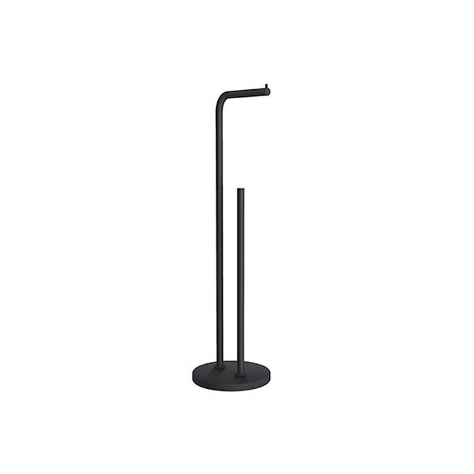 Smedbo Beslagsboden BB1230 toiletrolhouder met reserverolhouder mat zwart
