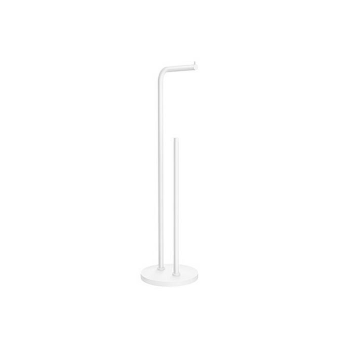 Smedbo Beslagsboden BX1230 toiletrolhouder met reserverolhouder mat wit