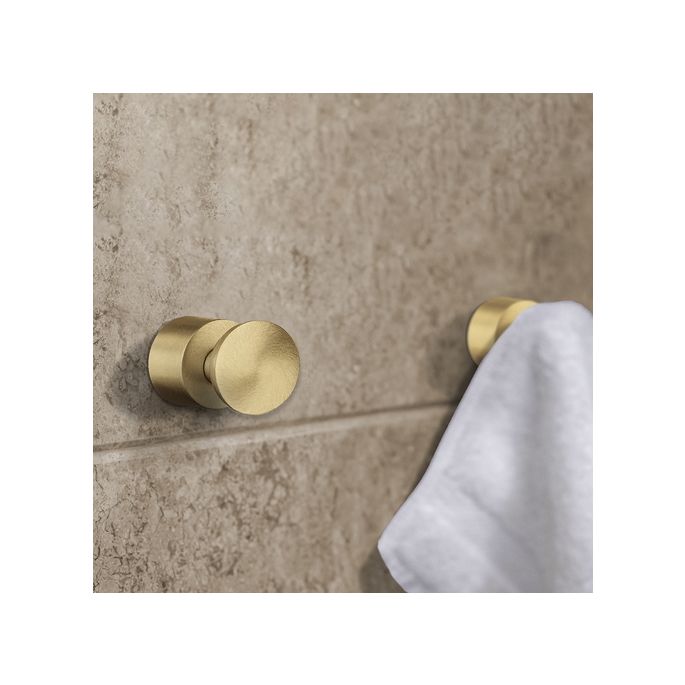 Smedbo Home HV3455 handdoekhaak (2 stuks) mat messing