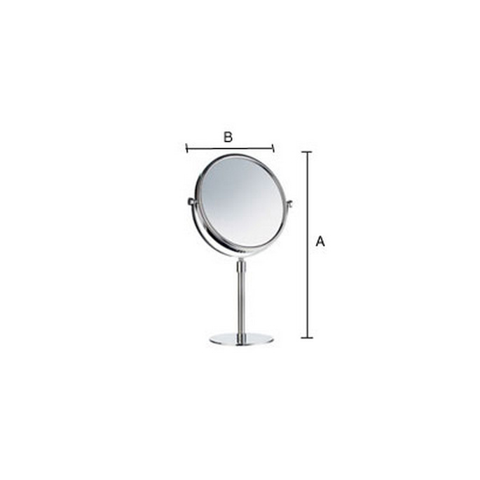 Smedbo Outline FK435 vergrootspiegel 1x en 3x chroom