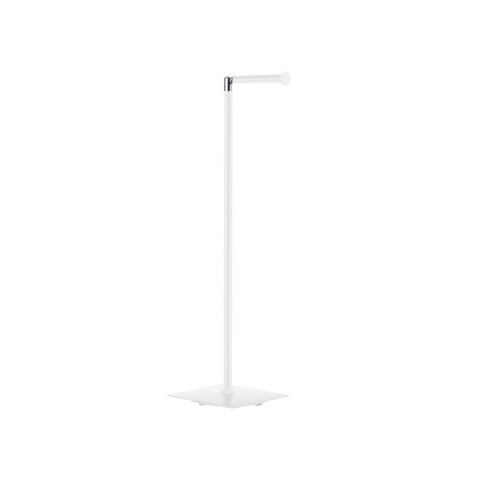 Smedbo Outline Lite FX636 toiletrolhouder met reserverolhouder mat wit edelstaal