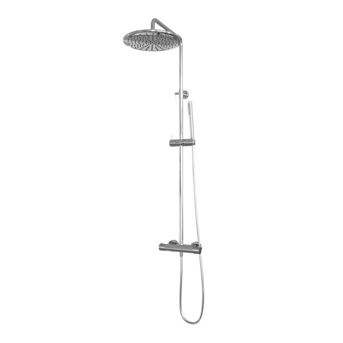 Brauer Carving 5-CE-087-3 opbouw thermostatische regendouche SET 03 chroom