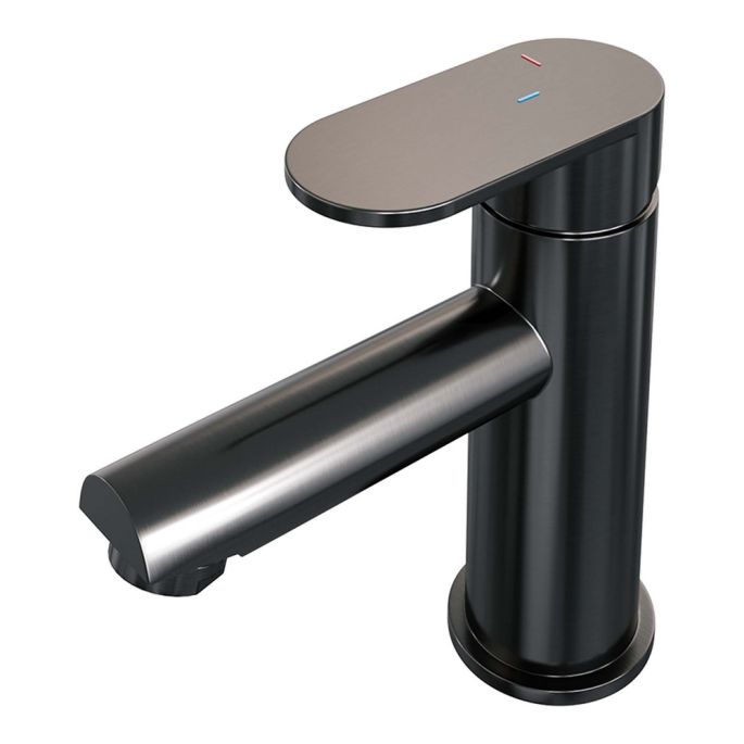 Brauer Edition 5-GM-001-HD3 lage opbouw wastafelmengkraan model C gunmetal geborsteld PVD