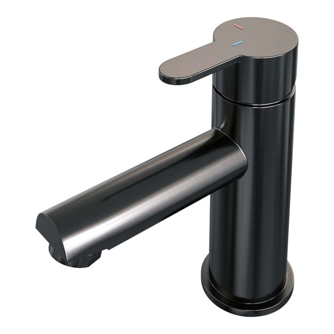 Brauer Edition 5-GM-001-HD4 lage opbouw wastafelmengkraan model D gunmetal geborsteld PVD